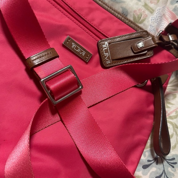 Tumi pink purse 10x9 1/2 - Picture 10 of 10